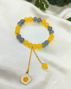 yellow bead bracelet