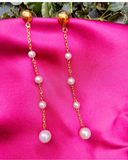 white Pearl Earring