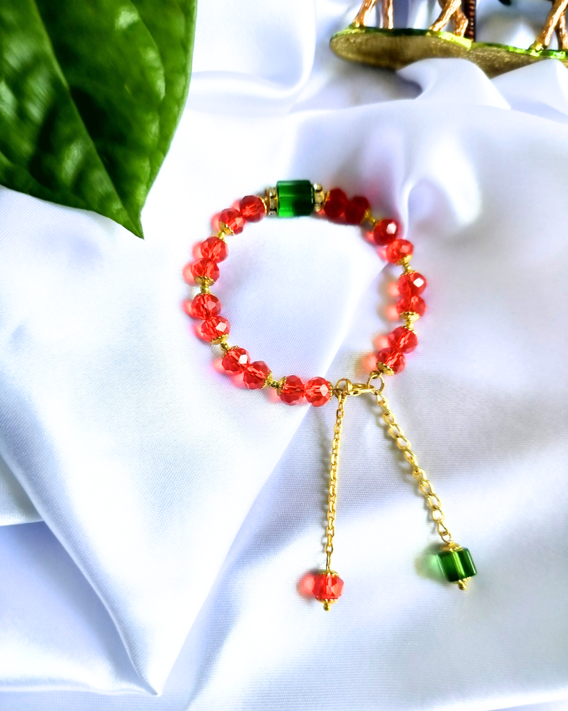 Red crystal bracelet