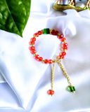 Red crystal bracelet