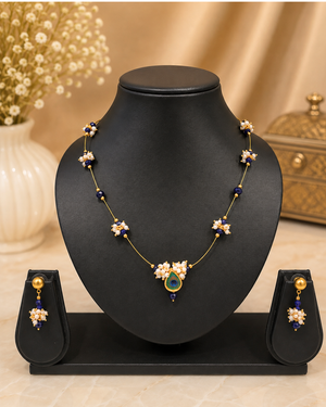 Blue Invisible Necklace