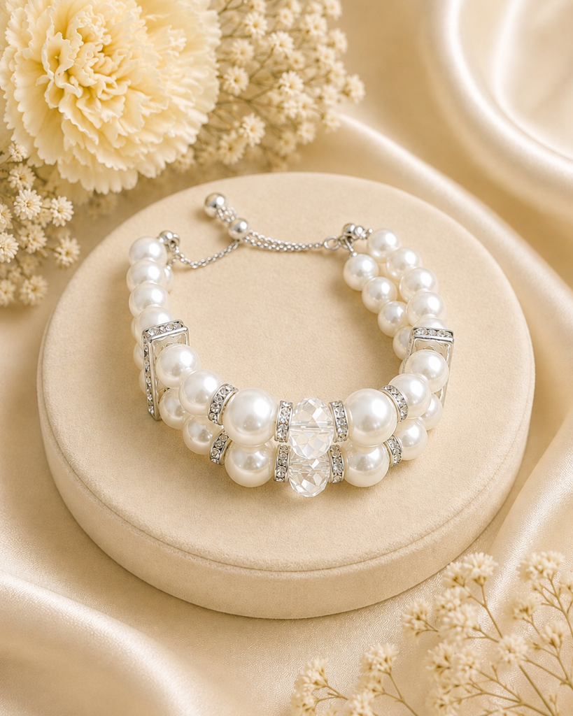 White Pearls Bracelet