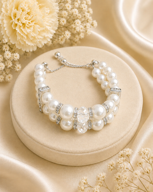 White Pearls Bracelet