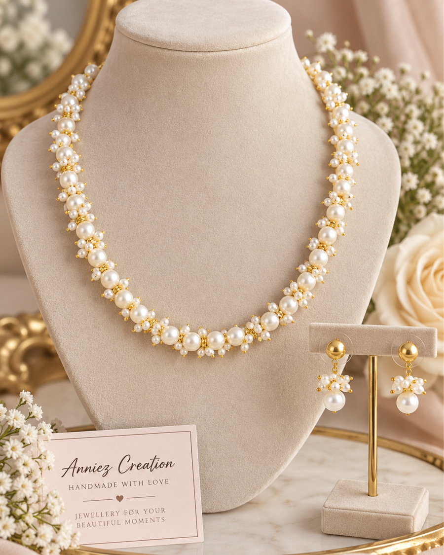 Pearl Blossom Choker