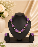 Purple Beads Necklace