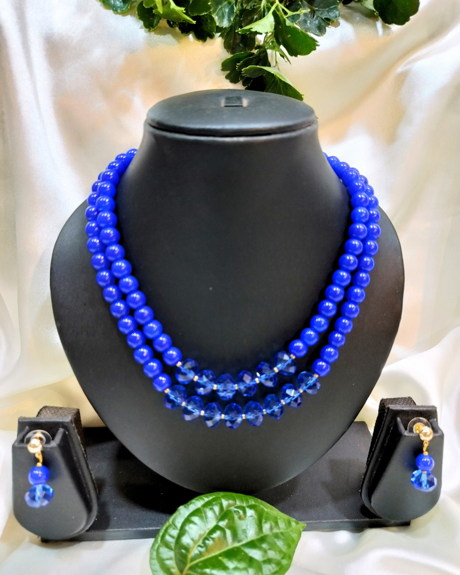 blue Bead Necklace
