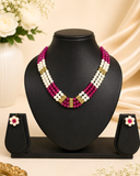 Pink Crystal Necklace