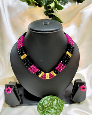 Pink Crystal Necklace
