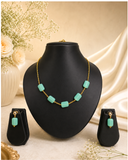 Sea Green Beads Necklace