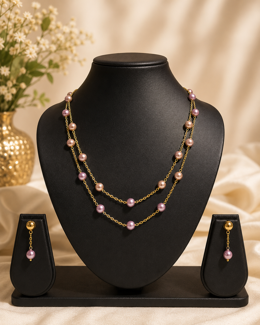 Purple Bead Necklace