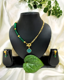 Green crystal Necklace